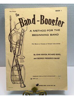 The Band Booster Flute Sheet Music Instruction Method For Beginning Band Book 1